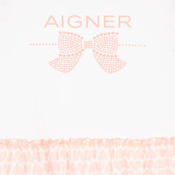 AIGNER-Teen Girls Pink & White Dress | Childrensalon Outlet