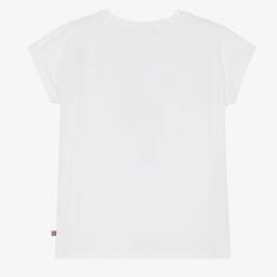 AIGNER-Teen Girls White Logo T-Shirt | Childrensalon Outlet