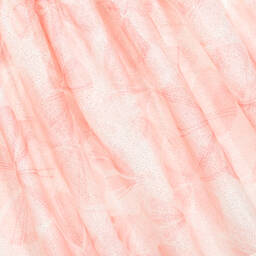 AIGNER-Бело-розовое платье из тюля | Childrensalon Outlet