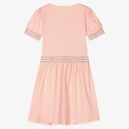 اقنر-فستان تينز بناتي قطن جيرسي لون زهري باهت | Childrensalon Outlet