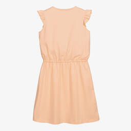 AIGNER-فستان قطن جيرسي لون زهري وروز ذهبي | Childrensalon Outlet