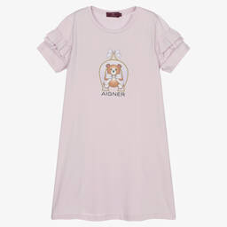 AIGNER-Teen Purple Teddy Dress | Childrensalon Outlet
