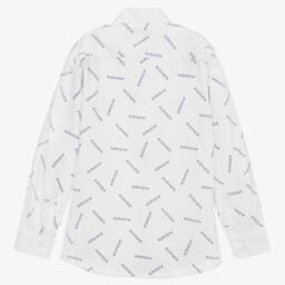 AIGNER-Teen White Logo Shirt | Childrensalon Outlet