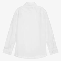 AIGNER-قميص قطن لون أبيض وذهبي | Childrensalon Outlet