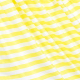 AIGNER-White & Yellow Striped Dress | Childrensalon Outlet