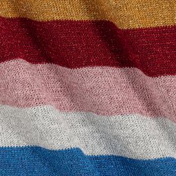 Alberta Ferretti-Girls Glittery Striped Sweater | Childrensalon Outlet