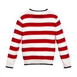 Alberta Ferretti-Red Cotton Today Sweater | Childrensalon Outlet