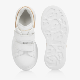 Alexander McQueen-Белые массивные кроссовки для девочек | Childrensalon Outlet