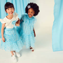 Alexander McQueen-Girls White Oversized Trainers | Childrensalon Outlet