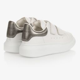 Alexander McQueen-Girls White Oversized Trainers | Childrensalon Outlet