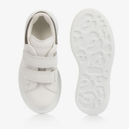 Alexander McQueen-Girls White Oversized Trainers | Childrensalon Outlet