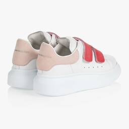 Alexander McQueen-Белые массивные кроссовки для девочек | Childrensalon Outlet