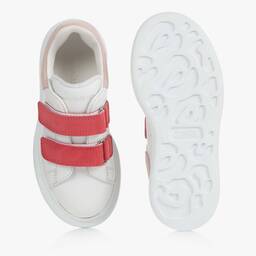 Alexander McQueen-Белые массивные кроссовки для девочек | Childrensalon Outlet