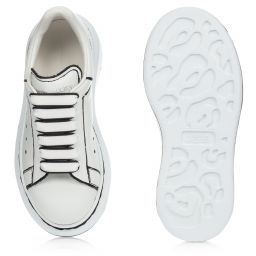 Alexander McQueen-Массивные белые кроссовки | Childrensalon Outlet