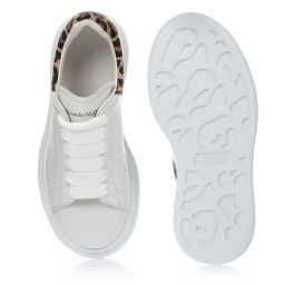 Alexander McQueen-Белые кроссовки Runaway | Childrensalon Outlet