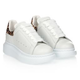 Alexander McQueen-Белые кроссовки Runaway | Childrensalon Outlet