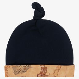 Alviero Martini-Baby Boys Blue Geo Map Hat | Childrensalon Outlet