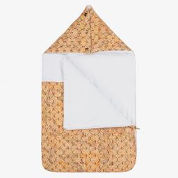 Alviero Martini-Beige Logo Baby Nest (70cm) | Childrensalon Outlet