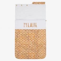 Alviero Martini-Beige Logo Baby Nest (70cm) | Childrensalon Outlet