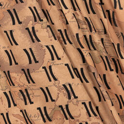 Alviero Martini-Beige Viscose Geo Map Dress | Childrensalon Outlet