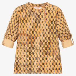 Alviero Martini-Boys Beige Cotton Top | Childrensalon Outlet