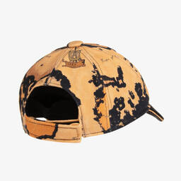 Alviero Martini-Boys Black & Beige Geo Map Cap | Childrensalon Outlet