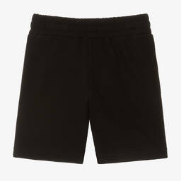 Alviero Martini-Boys Black Cotton 1a Classe Shorts | Childrensalon Outlet