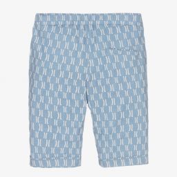 Alviero Martini-Голубые шорты-бермуды для мальчиков | Childrensalon Outlet