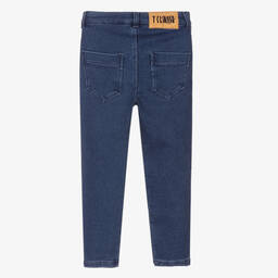 Alviero Martini-Boys Blue Denim Jersey Jeans | Childrensalon Outlet