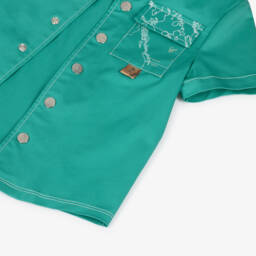 Alviero Martini-Комплект для мальчиков с геометрическим узором морской зелени | Childrensalon Outlet