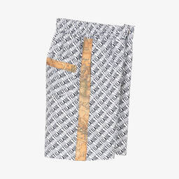 الفيرو مارتيني-Boys White Cotton Shorts  | Childrensalon Outlet