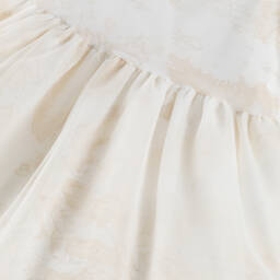 Alviero Martini-Платье из хлопка и тюля с географическим узором для девочек | Childrensalon Outlet