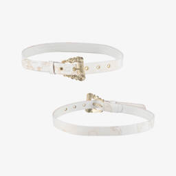 Alviero Martini-Платье из хлопка и тюля с географическим узором для девочек | Childrensalon Outlet