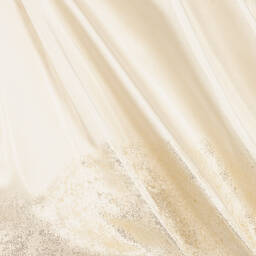 Alviero Martini-Girls Gold Jacquard Geo Map Dress | Childrensalon Outlet