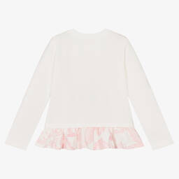 الفيرو مارتيني-Girls Ivory Geo Map Top | Childrensalon Outlet