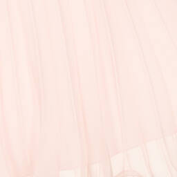 Alviero Martini-Girls Pink Chiffon Plissé Geo Map Dress | Childrensalon Outlet