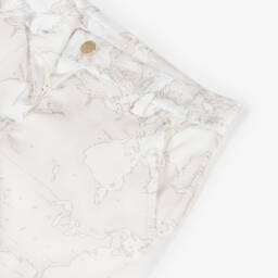 Alviero Martini-Атласный комплект с картой для девочек | Childrensalon Outlet