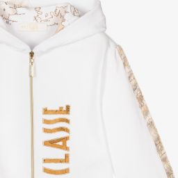 Alviero Martini-Girls White Geo Map Tracksuit | Childrensalon Outlet