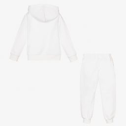 Alviero Martini-Girls White Geo Map Tracksuit | Childrensalon Outlet