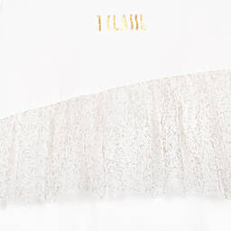 Alviero Martini-Girls White Jersey & Tulle Dress | Childrensalon Outlet