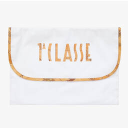 الفيرو مارتيني-Ivory & Geo Map Print Pouch (33cm) | Childrensalon Outlet