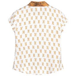 الفيرو مارتيني-بلوز فيسكوز لون عاجي للبنات | Childrensalon Outlet