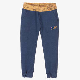 Alviero Martini-Jersey Denim Geo Map Joggers | Childrensalon Outlet