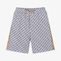 Alviero Martini-Teen Boys 1a Classe Logo Cotton Shorts | Childrensalon Outlet