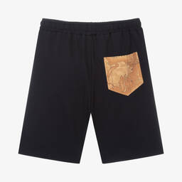 الفيرو مارتيني-Teen Boys Blue Geo Map Cotton Shorts | Childrensalon Outlet