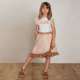 Alviero Martini-Teen Girls Leopard Skirt  | Childrensalon Outlet