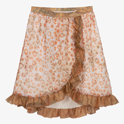 Alviero Martini-Teen Girls Leopard Skirt  | Childrensalon Outlet