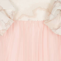 الفيرو مارتيني-فستان تينز بناتي شيفون لون زهري | Childrensalon Outlet