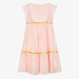 Alviero Martini-Teen Girls Pink & Gold Geo Map Dress | Childrensalon Outlet