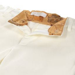 Alviero Martini-Белые шорты с картой мира для подростков | Childrensalon Outlet